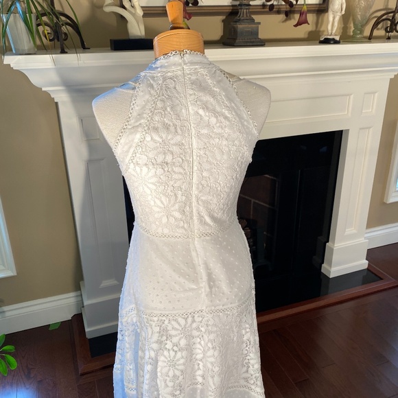 NWOT -  TAYLOR Halter Handkerchief Hem SheathDress - Picture 10 of 16